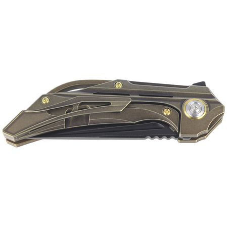 Nóż składany Bestech Vigil Bronze Titanium, Black Stonewashed M390 by Kombou (BT2201D)