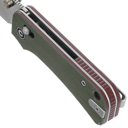 Civivi Baby Banter 2 TG Knife Green G10, Satin 14C28N by Ben Petersen (C24074-1)