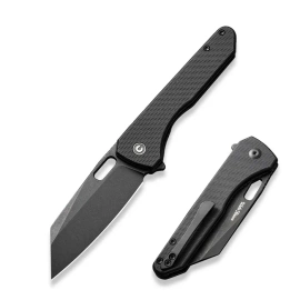 Nóż składany Civivi Nugz Black G10, Black Stonewashed 14C28N by Matthew Wehrwein (C23060-1)