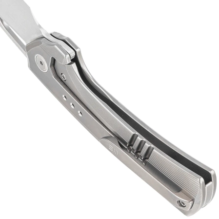 WeKnife Nefaris LE No 057/260 Gray/Flamed Titanium, Hand Rubbed Satin CPM 20CV (WE22040FA-1)