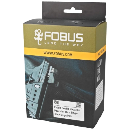 Fobus Double Magazine Pouch for Single-Stack .45 cal Magazines (4500)
