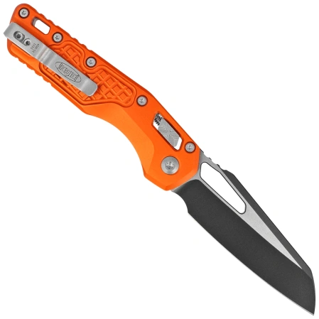 Microtech MSI S/E Knife Orange Frag Aluminum, Black M390MK by Tony Marfione (210-1FROR)