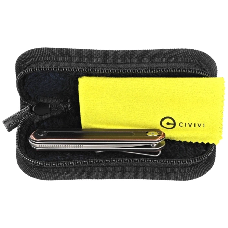 Civivi Knife Foldis Copper, Silver Bead Blasted Nitro-V Blade by Ostap Hel (C21044-1)