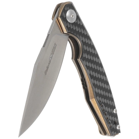 Nóż składany Viper Belone Bronze Titanium/Carbon Fiber, Satin M390 by Jesper Voxnæs (V5970BRFC)