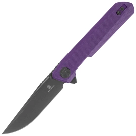 Nóż składany Bestechman Mini Dundee DD Purple G10, Black PVD D2 by Ostap Hel (BMK08D)