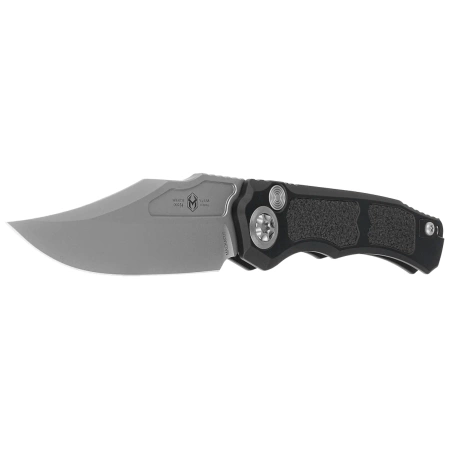 Heretic Wraith V4 Auto Black Aluminum/3M, Bead Blasted MagnaCut Automatic Knife by Tony Marfione Jr. (H002-3A)