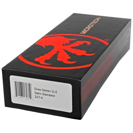 Nóż automatyczny OTF Microtech Dirac Delta D/E Black Aluminium, Satin M390 by Tony Marfione (227-4)