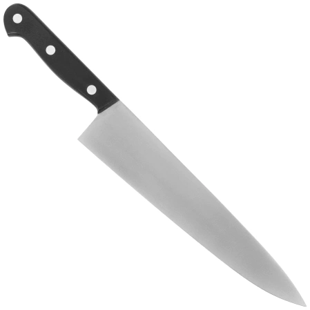 MAM Cooks Chef 250 Kitchen Knife Black Polymer, Polished X50CrMoV15 (540)