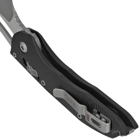 Microtech Stitch Ram-Lok S/E Knife Black Fluted G10, Apocalyptic F/S M390MK by Borka Blades and Tony Marfione (169RL-12APFLGTBK)