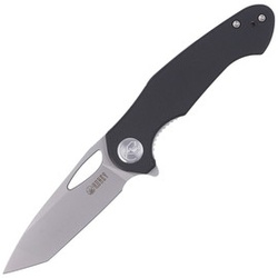 Kubey Dugu KU159C Knife Black G10, Sandblasted 14C28N