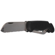 MAC Coltellerie Boat 2 Sailing Knife Black PP/TPE, Satin W 1.4034 (MC BOT2.N)