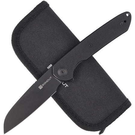 Nóż składany Sencut Kyril Black G10, Black Stonewashed 9Cr18MoV by Ferrum Forge Knife Works (S22001-1)