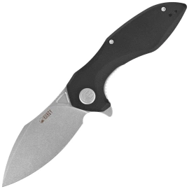 Kubey Nobel Knife Black G10, Beadblasted 14C26N (KU236K)