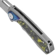 Remette RT-Saker Falcon Knife Gray Titanium/Carbon Fiber, Manual Fine Grinding Satin S45VN (ASTP-2)