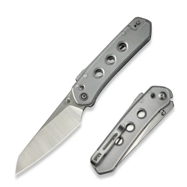 Civivi Knife Vision FG Clear Lexan, Satin/Stonewashed Nitro-V by Snecx Tan (C22036-7)