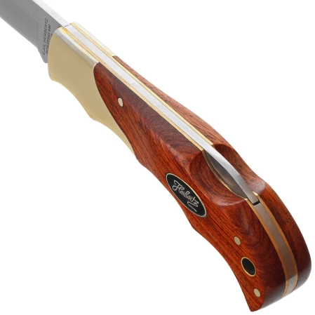 Herbertz CJH Cocobolo Wood/Nickel Silver, Satin 440A (259311)