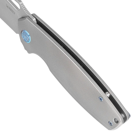 Kubey Tityus KB360A Knife Gray Titanium, Bead Blasted 14C28N