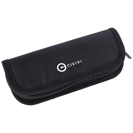 Civivi Mini Praxis Knife Black G10, Satin D2 (C18026C-2)