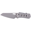 WE Knife Vision R Gray Titanium, Silver Bead Blasted CPM 20CV by Snecx Tan (WE21031-1)
