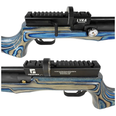 Wiatrówka PCP Reximex Lyra Blue Laminated 4.5 mm