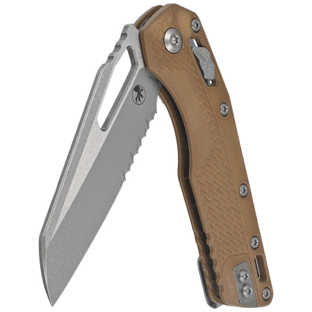 Nóż składany Microtech MSI S/E Dark Earth Tri-Grip Polymer, Stonewashed P/S M390MK by Tony Marfione (210T-11PMDE)