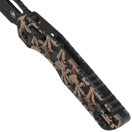 Nóż składany Microtech MSI S/E Ram-Lok Claw Burst Camo Tri-Grip Polymer, Black M390MK by Tony Marfione (210T-1PMCWC-Z4)