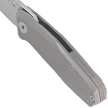 Spyderco Techno 3 Knife Gray Titanium, Satin CTS XHP by Marcin Slysz (C158TIP3)