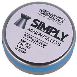 JSB Match Simply Pellets 4.50 mm, 0.535 g, 500 pcs (001246-500)