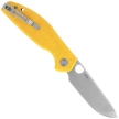 Bestechman Angry Owl Knife Yellow G10, Satin/Stonewashed D2 by Keanu Alfaro (BMK12A-1)