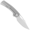 WeKnife Nefaris LE No 057/260 Gray/Flamed Titanium, Hand Rubbed Satin CPM 20CV (WE22040FA-1)