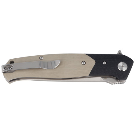 Bestech Knife Swordfish Black / Beige G10, Satin D2 (BG03B)