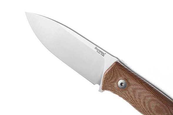 Nóż LionSteel Bushcraft Natural Canvas, Satin Satin M390 by Molletta (M4 CVN)