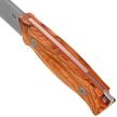 Fox Rifle Receiver Knife Olive Wood, Satin Becut by Riccardo Gobbato (FX-662 OL)