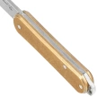 Fox Vulpis Brass, Polished M390 Pocket Knife (FX-VP108 OT)