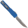 Microtech Ultratech Gen III ZBP S/E OTF Knife Blue Aluminum, Apocalyptic M390MK by Tony Marfione (1121-10APBL)