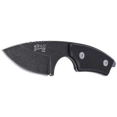 Nóż na szyję Herbertz CJH Neck Knife Black G10, Black Stonewashed 420 (10000345)