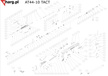 Hammer stop screw screw cylinder airgun Hatsan AT44, Nova Series (2405)