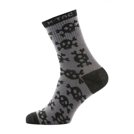 M-Tac Light Socks Mk.3 Pirate Skull Dark Gray (30903912)