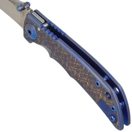 Spartan Blades Harsey 3.25 Folder Regal Titanium, Stonewashed MagnaCut by William W. Harsey (SF10 Custom Regal)