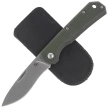 BlackFox Ciol Knife Green Canvas Micarta, Stonewashed 440C by Denis Simonutti (BF-748 MI)