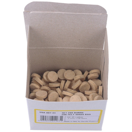 Davide Pedersoli Felt Wads Bag 3mm .44, 200 pcs (USA 097-44)