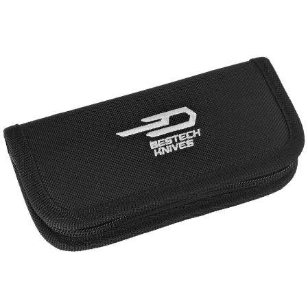 Bestech Strelit Grey Titanium Knife, Damascus by Ostap Hel (BT2103G)