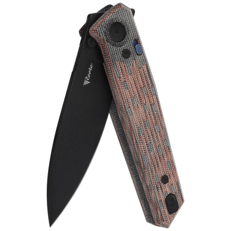 Reate PL-6 Knife Red / Black Micarta, Black PVD Nitro-V (PL-6 RDBKM PVD)