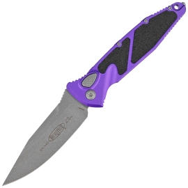 Microtech Socom Elite Auto S/E Automatic Knife Purple Aluminum, Apocalyptic M390MK by Tony Marfione (160A-10APPU)