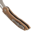Nóż składany Microtech Stitch Ram-Lok S/E Fluted Tan Aluminium, Stonewashed M390MK by Borka Blades and Tony Marfione (169RL-10FLTA)