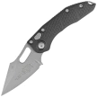 Microtech Stitch-A S/E Automatic Knife Black Aluminum, Apocalyptic M390 by Borka Blades and Tony Marfione (169-10AP)