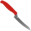 Spyderco Z-Cut Pointed Tip Kitchen Knife Red Polypropylene, Satin CTS BD1N (K14PRD)
