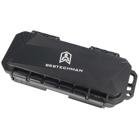 Bestechman Scribe Blue Titanium Pen with Glass Breaker and Carabiner (BM17B)