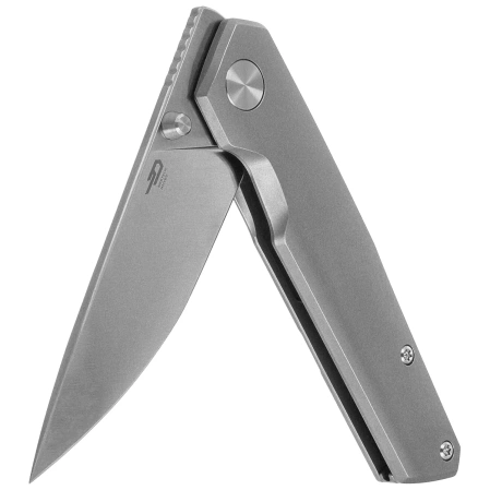 Bestech VK-Kuze Knife Grey Titanium, Satin MagnaCut by Vulpex Knives (BT2504A)