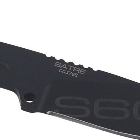 Extrema Ratio Satre S600 Black, Exp Dark S600 by Daniele Dal Canto (04.1000.0222/BLK/S6)